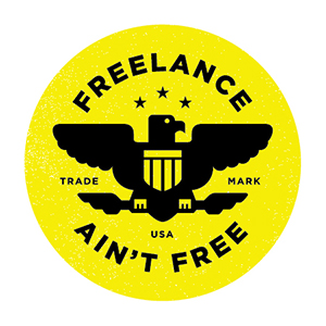 Freelance Ain't Free logo design by logo designer Mikey Burton for your inspiration and for the worlds largest logo competition