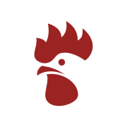rooster (proposal) logo design by logo designer One up  for your inspiration and for the worlds largest logo competition