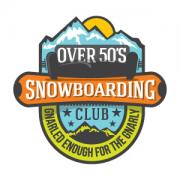 OVER 50's SNOWBOARDING logo design by logo designer Nitty Gritty Creative for your inspiration and for the worlds largest logo competition