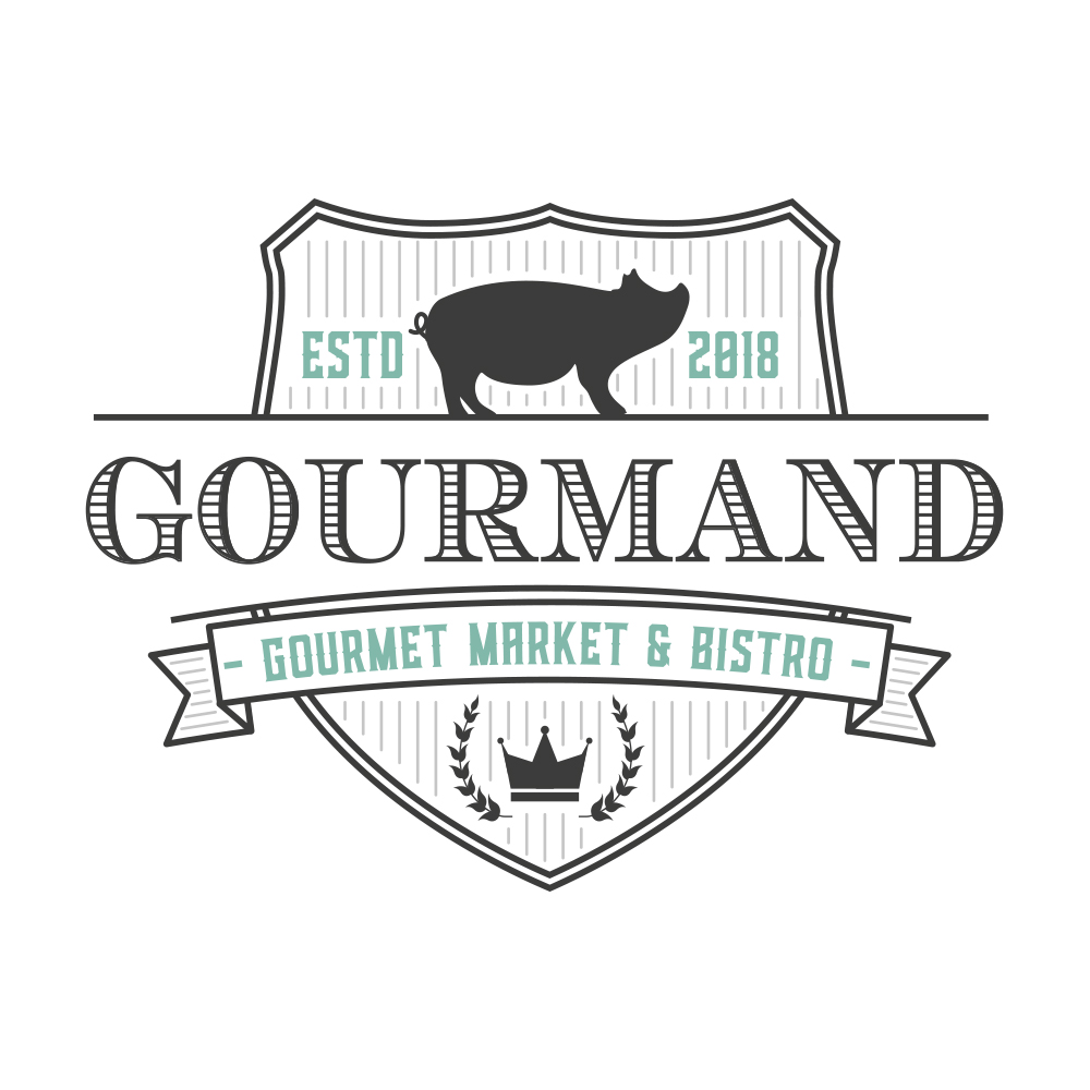 Gourmand logo design by logo designer Nitty Gritty Creative for your inspiration and for the worlds largest logo competition