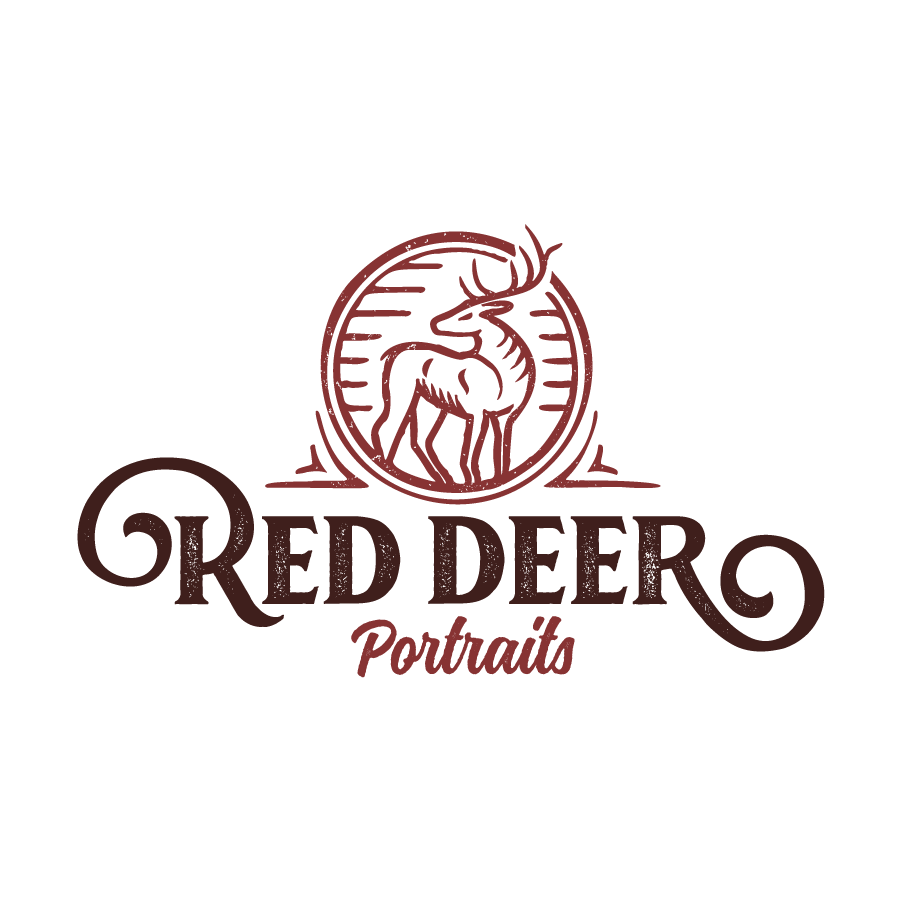 Red Deer Portraits logo design by logo designer Jost Brands for your inspiration and for the worlds largest logo competition