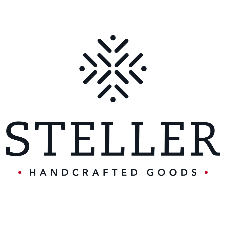 Steller Handcrafted Goods logo design by logo designer Taylor Design Works for your inspiration and for the worlds largest logo competition