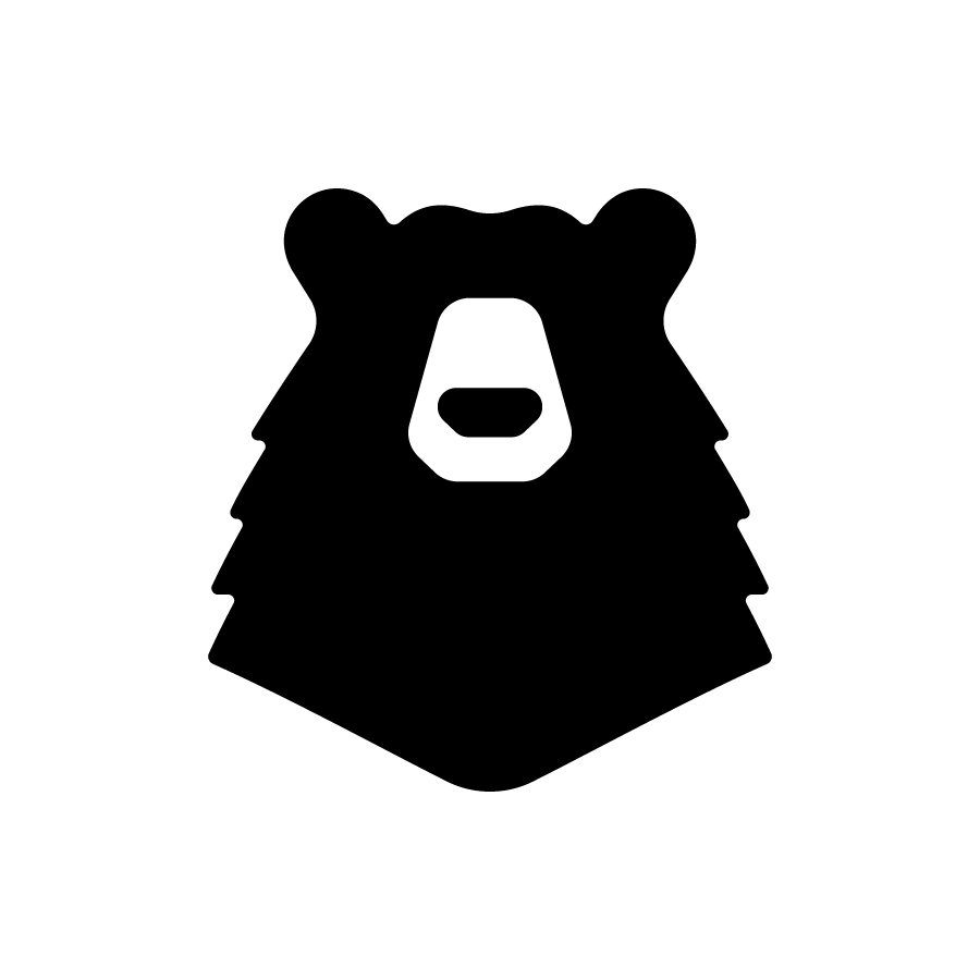 Black Bear Symbol logo design by logo designer Crusoe Design Co. for your inspiration and for the worlds largest logo competition