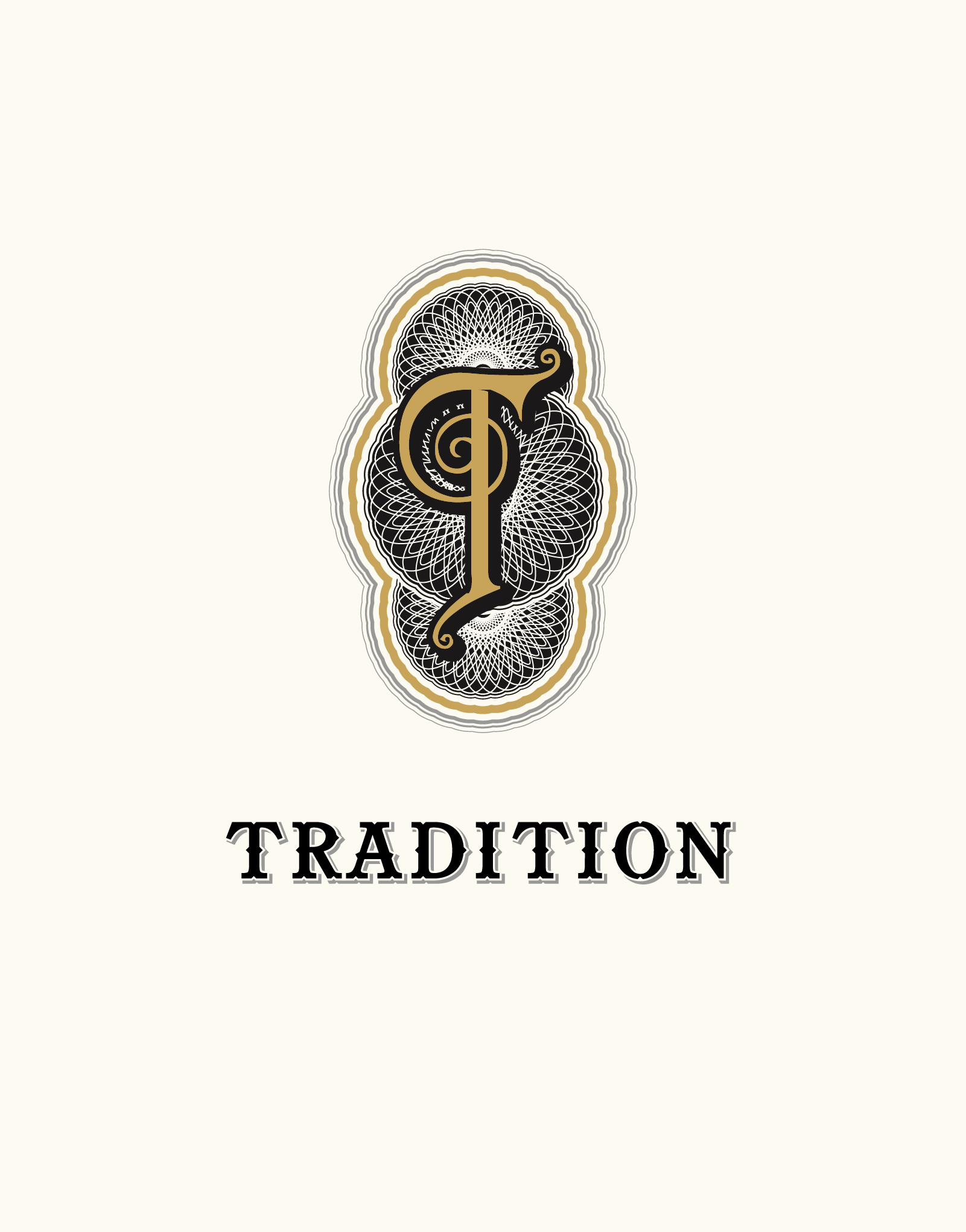 Tradition Lock Up logo design by logo designer CF Napa Brand Design for your inspiration and for the worlds largest logo competition