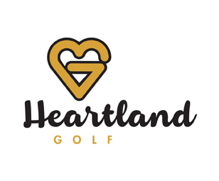 Heartland Golf logo design by logo designer bob neace graphic design, inc for your inspiration and for the worlds largest logo competition
