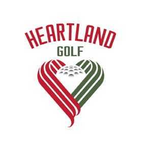 Heartland Golf logo design by logo designer bob neace graphic design, inc for your inspiration and for the worlds largest logo competition