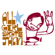 All Girl Skate Jam logo design by logo designer What Design, Inc. for your inspiration and for the worlds largest logo competition