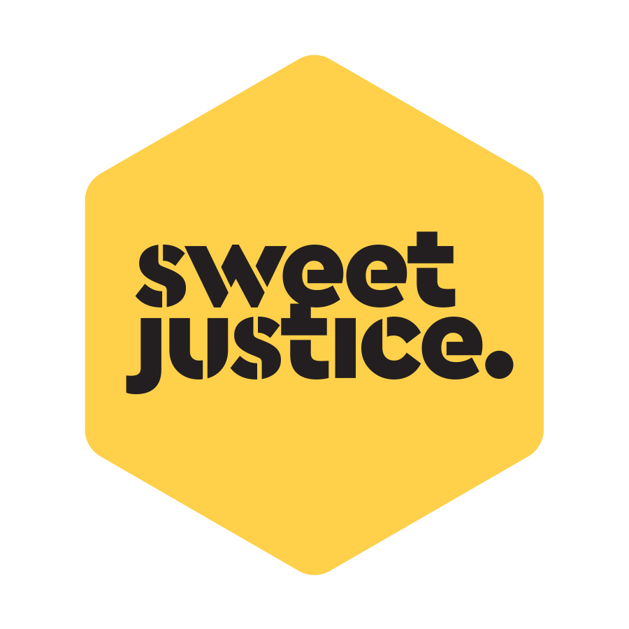 Sweet Justice Honey logo design by logo designer Studio Ink for your inspiration and for the worlds largest logo competition