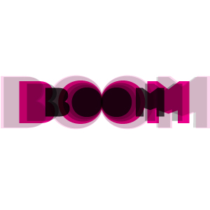 BOOM logo design by logo designer CINDERBLOC INC. for your inspiration and for the worlds largest logo competition
