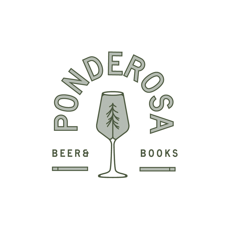 Ponderosa Beer & Books logo design by logo designer DEI Creative for your inspiration and for the worlds largest logo competition