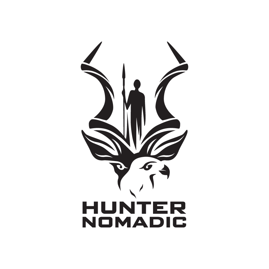 HUNTER NOMADIC logo design by logo designer VASVARI DESIGN for your inspiration and for the worlds largest logo competition