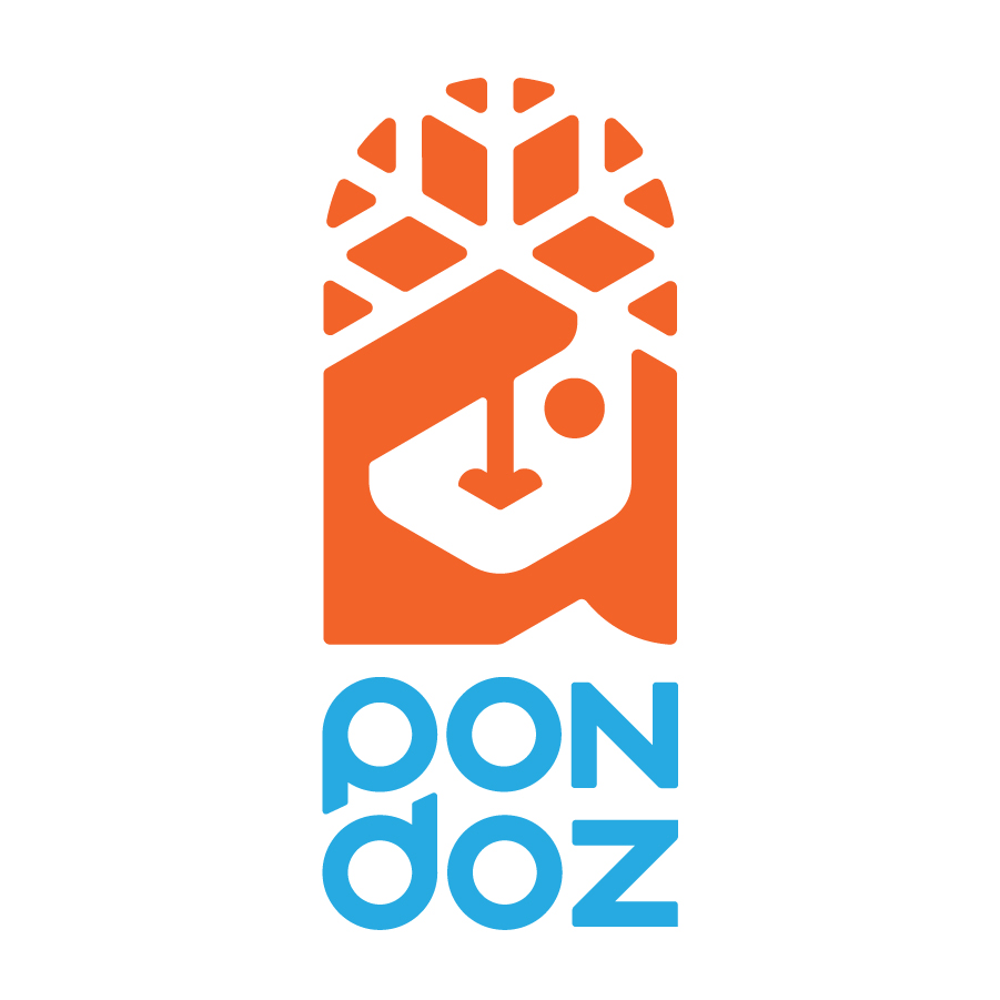 Pondoz logo stacked version logo design by logo designer Slagle Design, LLC for your inspiration and for the worlds largest logo competition
