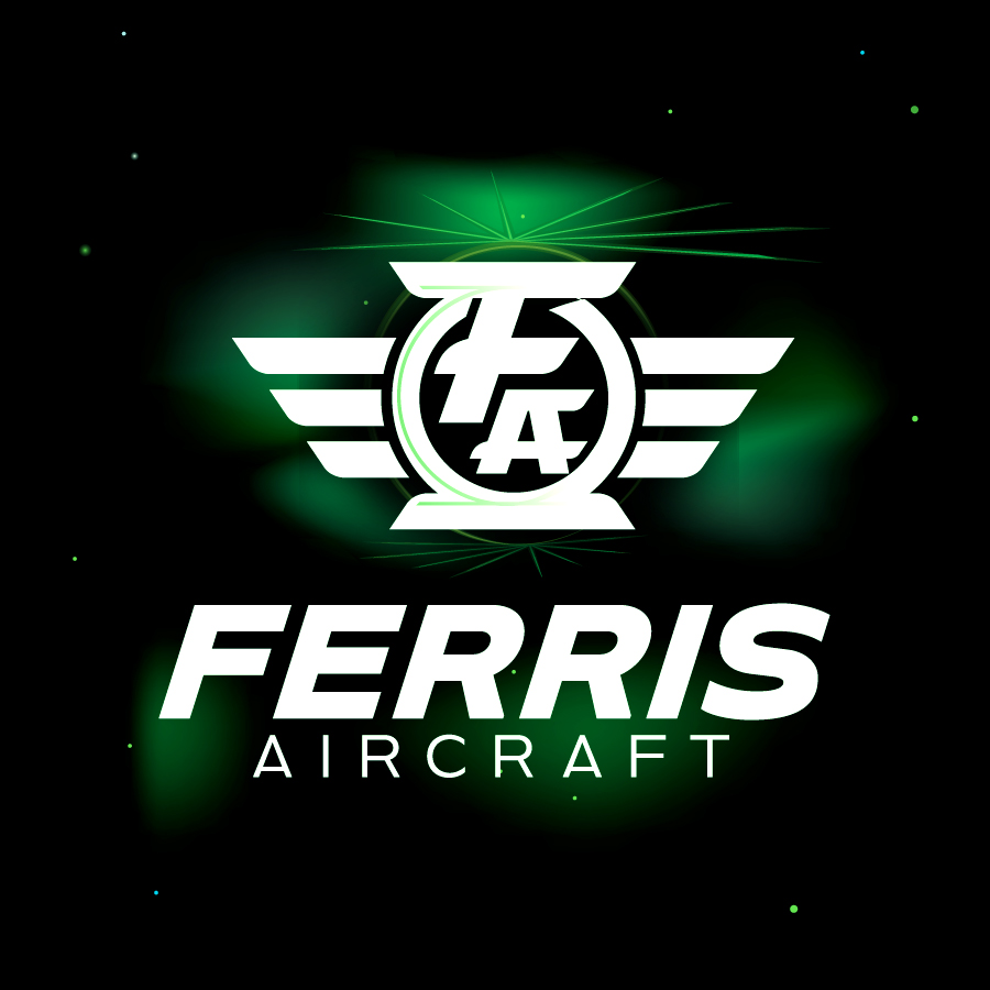 Ferris Aircraft logo design by logo designer Raul Plancarte for your inspiration and for the worlds largest logo competition
