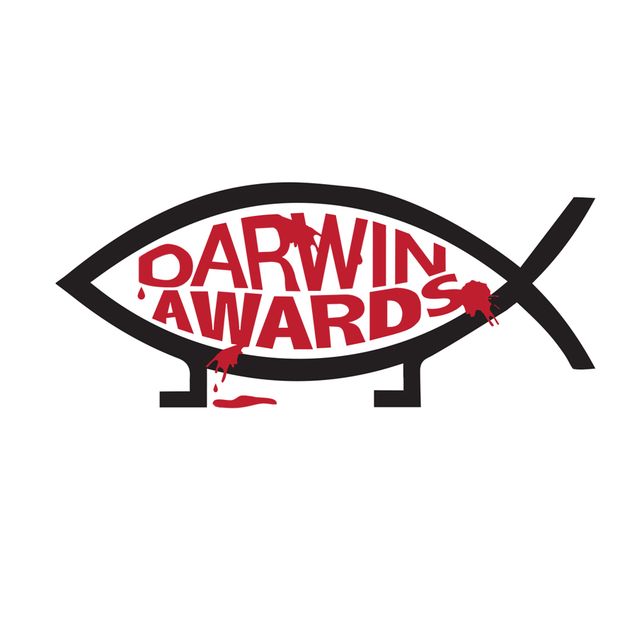 Darwin Awards TV pitch logo design by logo designer Lynn Rawden Design for your inspiration and for the worlds largest logo competition