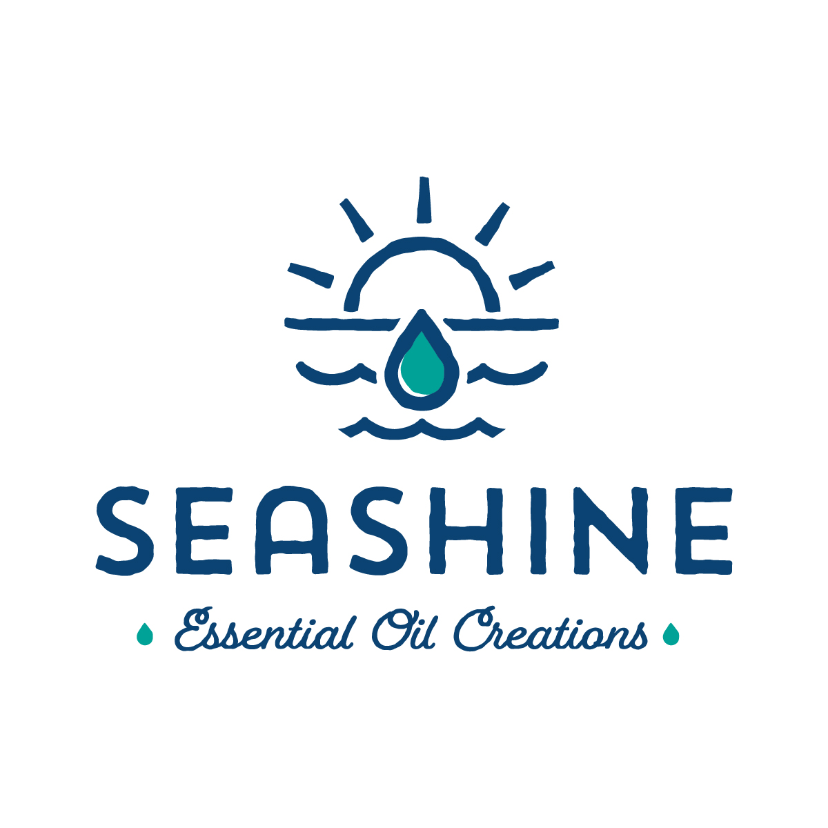 Seashine Essential Oil Creations logo design by logo designer Chad Ehlinger for your inspiration and for the worlds largest logo competition