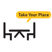 Take Your Place logo design by logo designer Touchwood Design for your inspiration and for the worlds largest logo competition