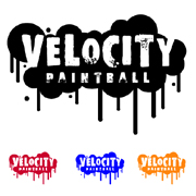 Velocity Paintball - Splat - unused logo design by logo designer Dan Rood - Creative for your inspiration and for the worlds largest logo competition