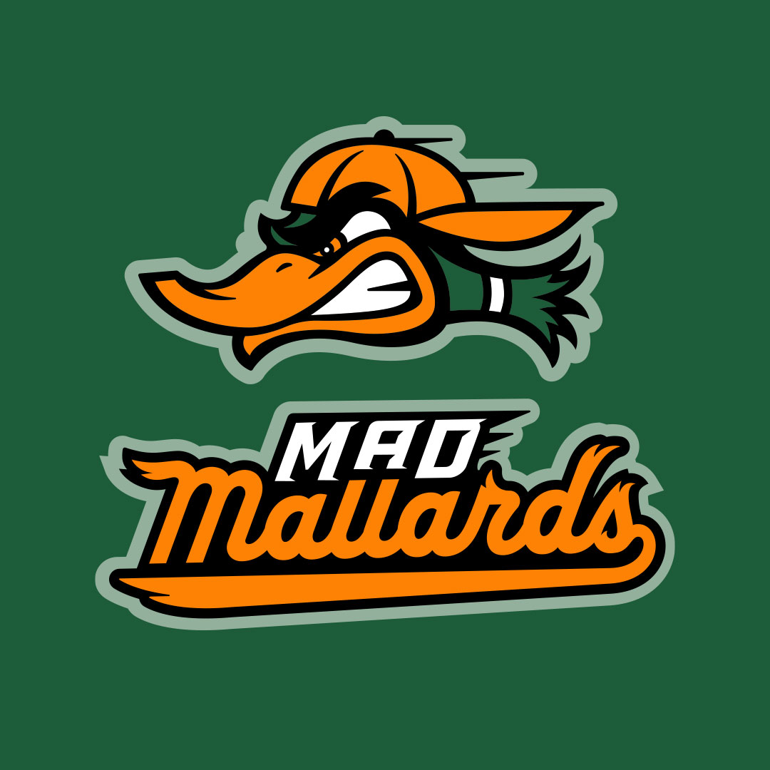 Mad Mallards logo design by logo designer Eric Rob & Isaac for your inspiration and for the worlds largest logo competition