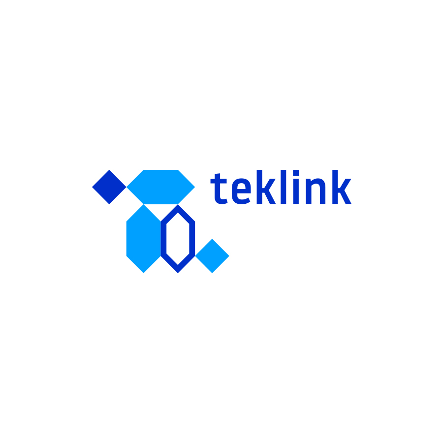 Teklink logo design by logo designer Akhmatov Studio for your inspiration and for the worlds largest logo competition