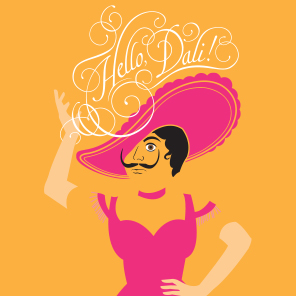 Hello Dali! logo design by logo designer Judith Mayer Creative for your inspiration and for the worlds largest logo competition