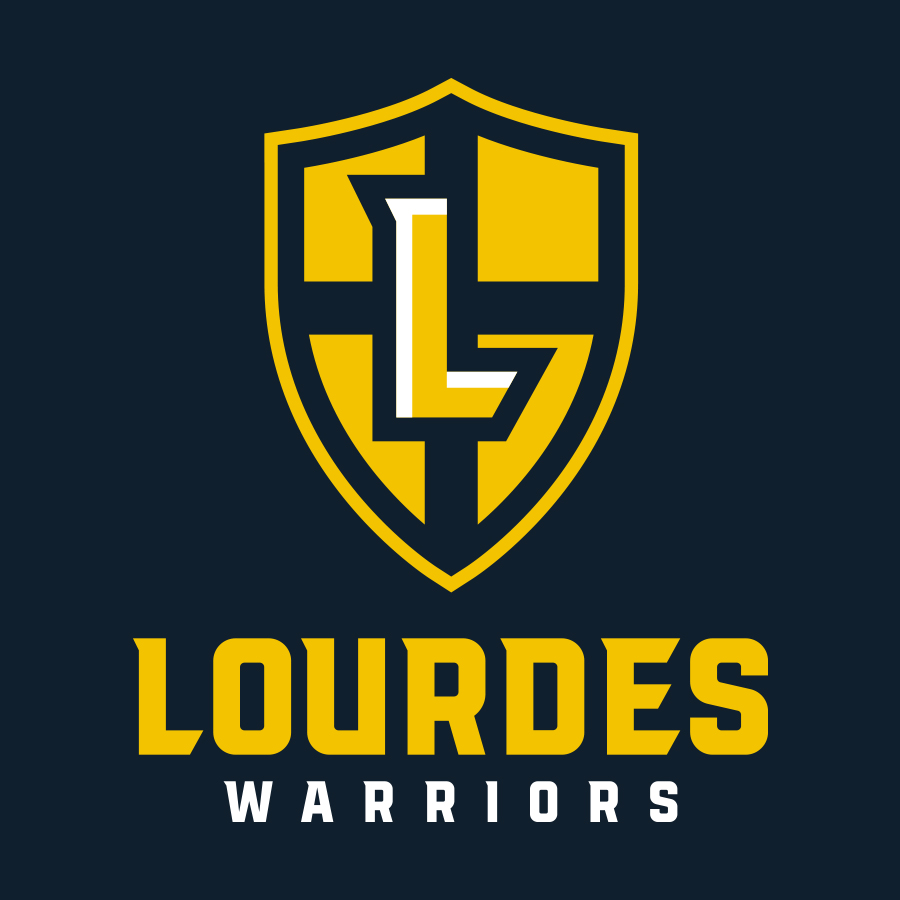Our Lady of Lourdes High School Athletics Logo - Primary logo design by logo designer Walk Design for your inspiration and for the worlds largest logo competition