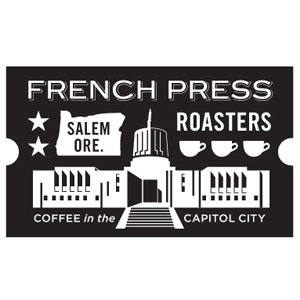 French Press Roasters logo design by logo designer Clark & Co. for your inspiration and for the worlds largest logo competition