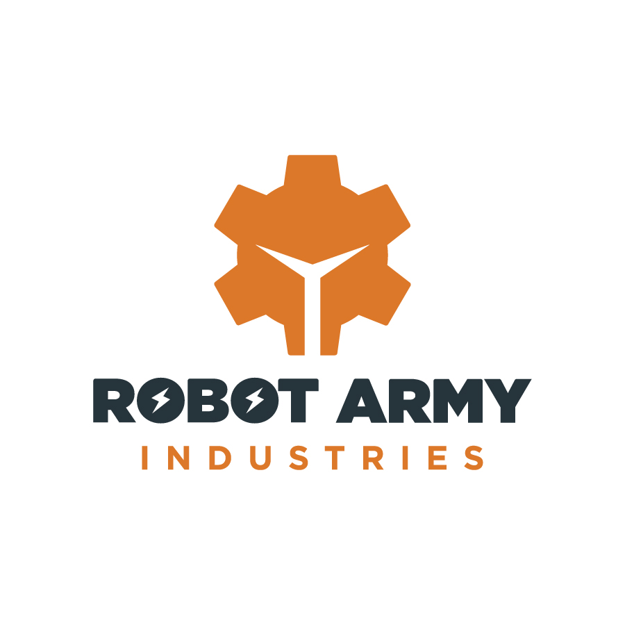 Robot Army Industries logo design by logo designer Kneadle, Inc. for your inspiration and for the worlds largest logo competition