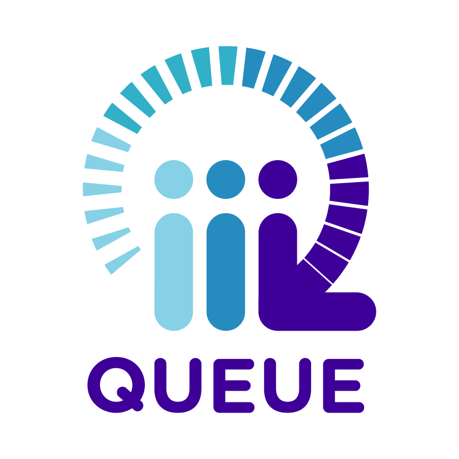  QUEUE  logo design by logo designer Lance LeBlanc Design for your inspiration and for the worlds largest logo competition