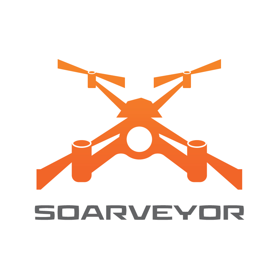 Soarveyor logo design by logo designer Lance LeBlanc Design for your inspiration and for the worlds largest logo competition
