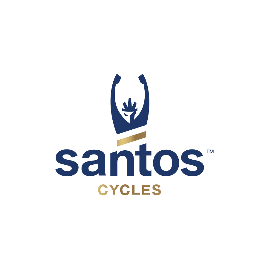 Santos Cycles logo design by logo designer Javier Garcia Design for your inspiration and for the worlds largest logo competition