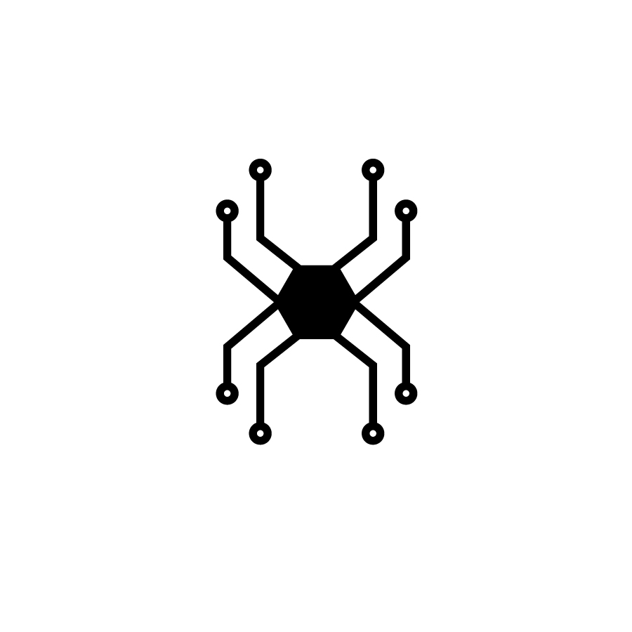 SPIDER Wireless logo design by logo designer Dan Birlew for your inspiration and for the worlds largest logo competition