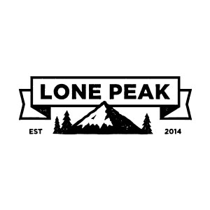 Lone Peak Lock Up 2 logo design by logo designer The Quiet Society for your inspiration and for the worlds largest logo competition