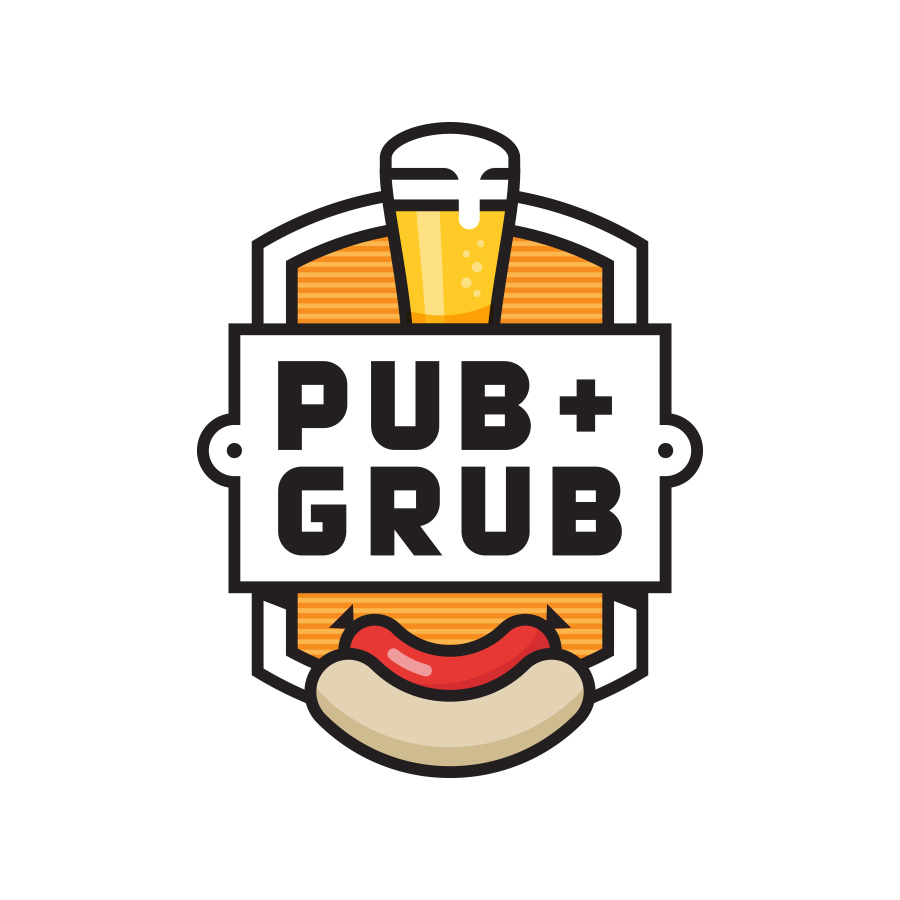 Pub and Grub logo design by logo designer The Quiet Society for your inspiration and for the worlds largest logo competition