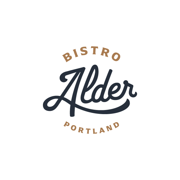 Bistro Alder logo design by logo designer Banowetz + Company, Inc. for your inspiration and for the worlds largest logo competition