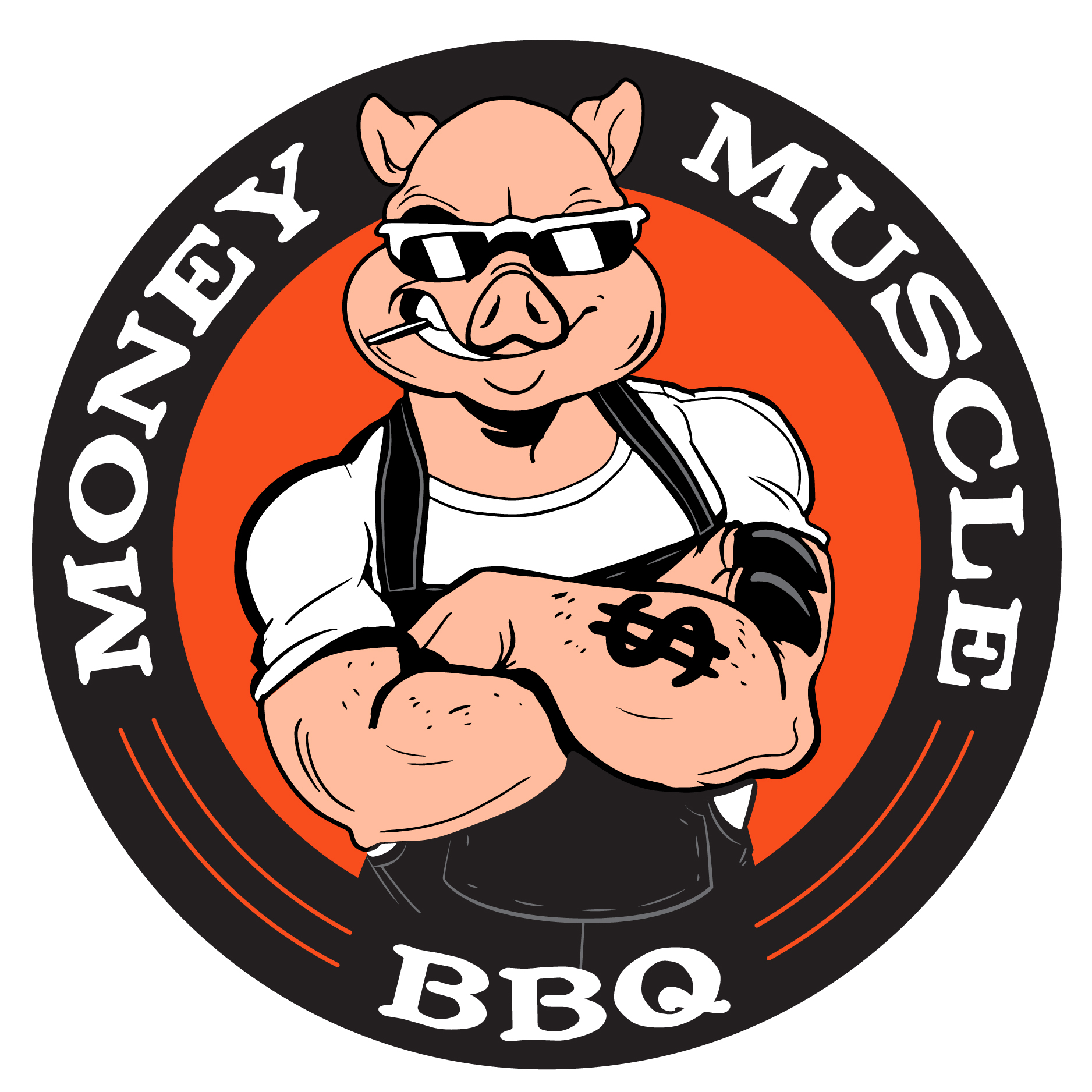 Money Muscle BBQ logo design by logo designer Seth Design Group for your inspiration and for the worlds largest logo competition