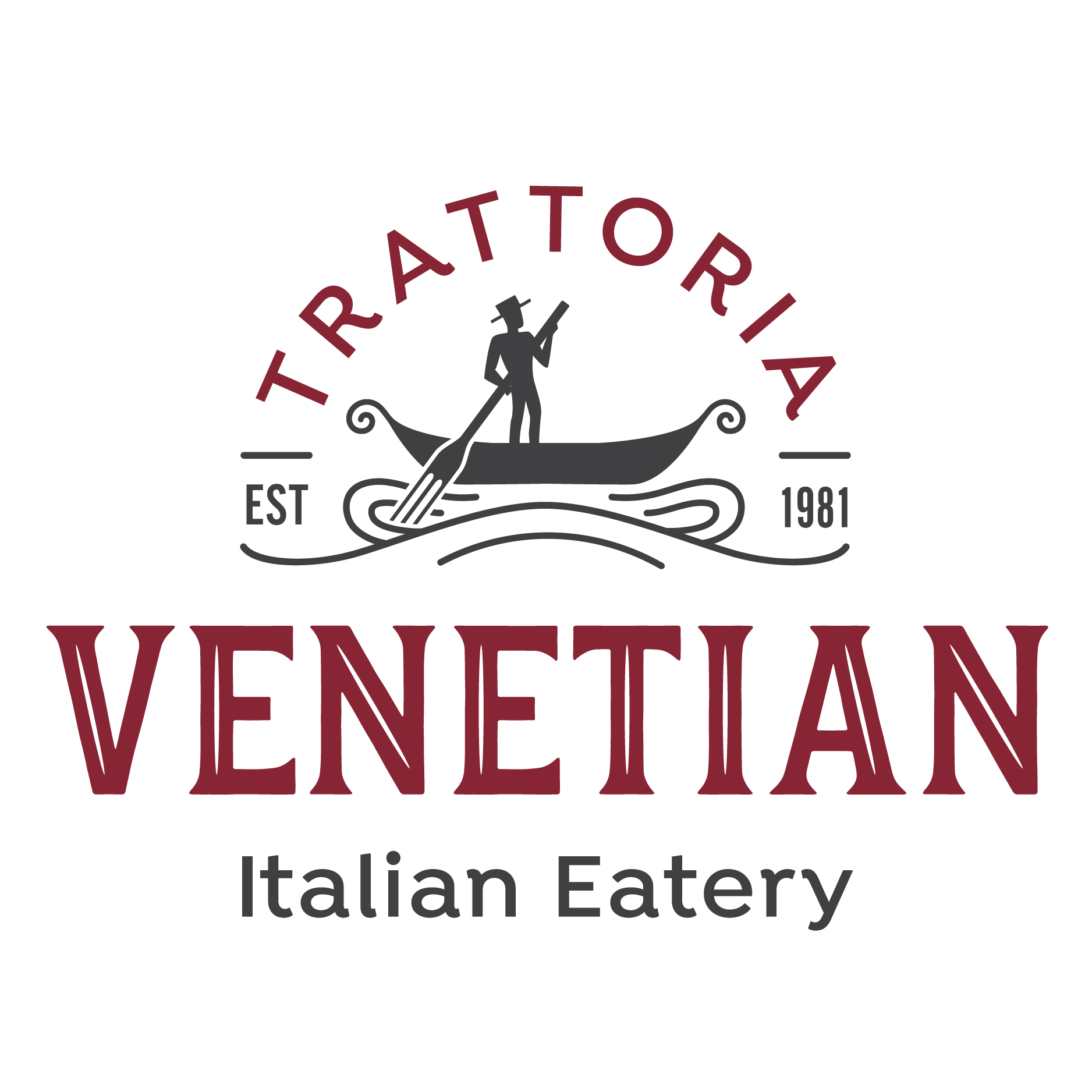 Venetian Italian Eatery logo design by logo designer Seth Design Group for your inspiration and for the worlds largest logo competition