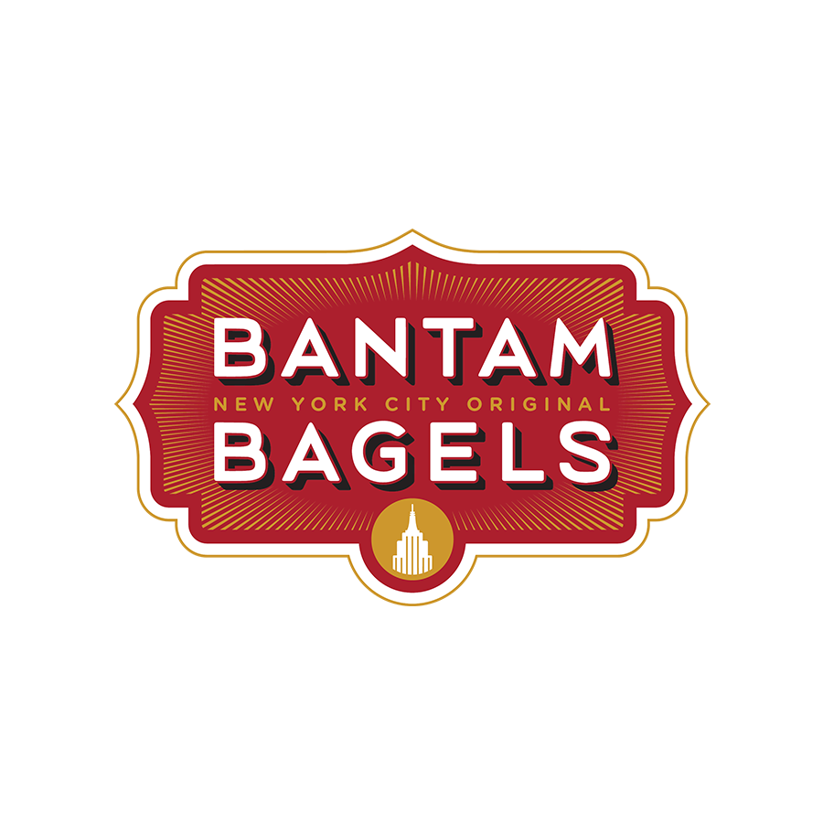 Bantam Bagels logo design by logo designer Strong Studio for your inspiration and for the worlds largest logo competition