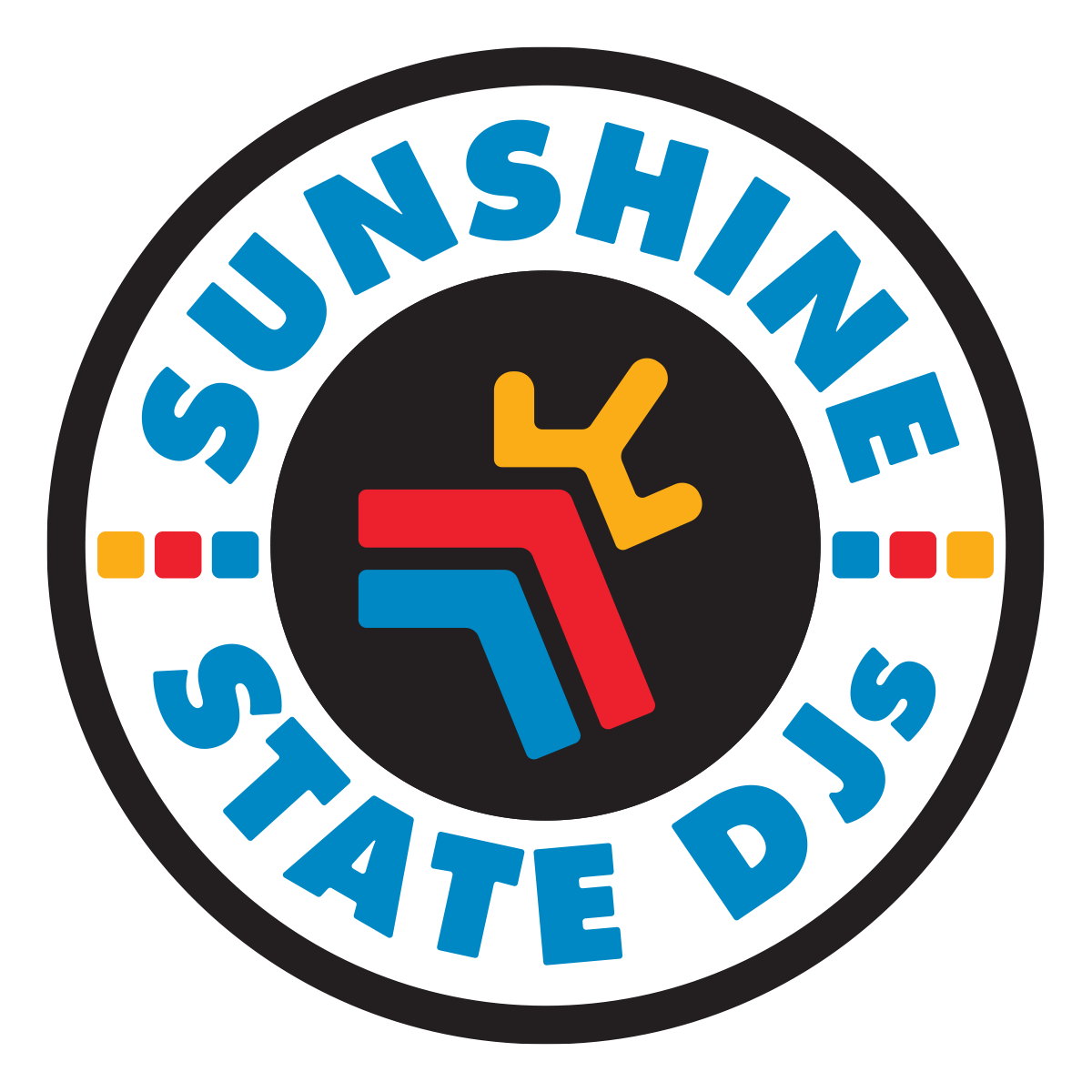 Sunshine State DJs logo design by logo designer TrioSigns,Inc. for your inspiration and for the worlds largest logo competition