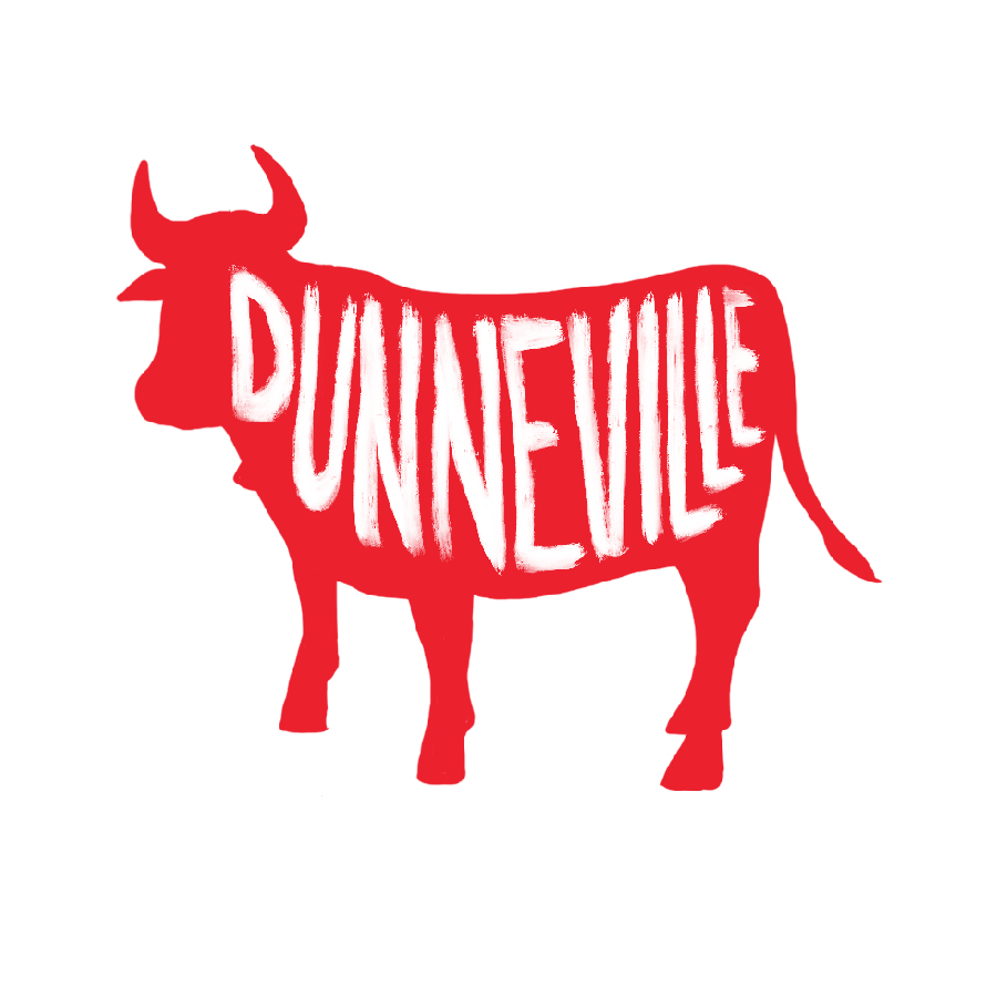 Dunneville (Cow) logo design by logo designer Waltz Creative for your inspiration and for the worlds largest logo competition