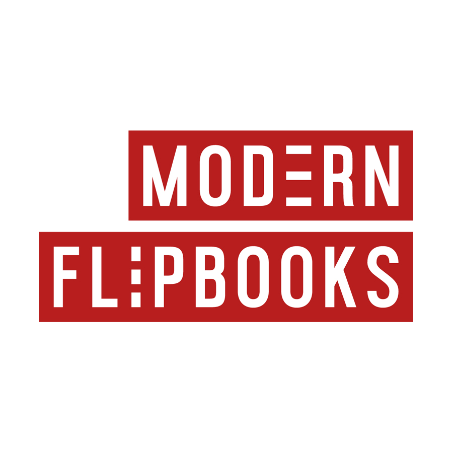 Modern Flipbooks Type logo design by logo designer Wheelhouse Collective for your inspiration and for the worlds largest logo competition