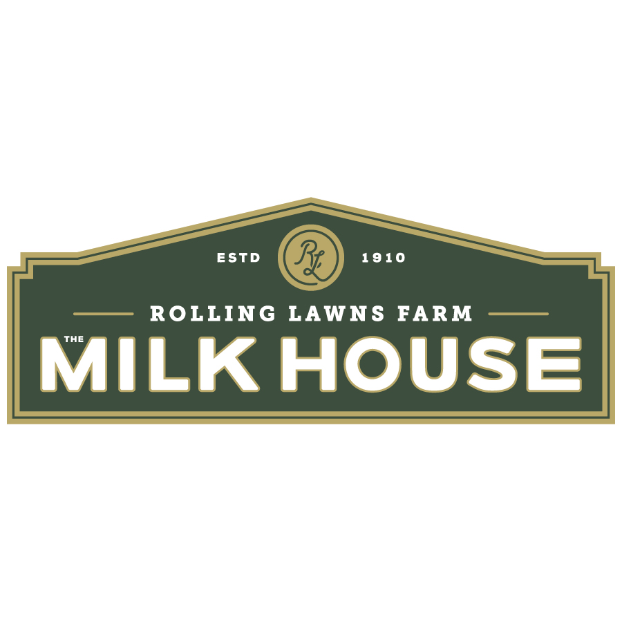 Rolling Lawns Farm - The Milk House Logo logo design by logo designer Stable Eleven Design for your inspiration and for the worlds largest logo competition