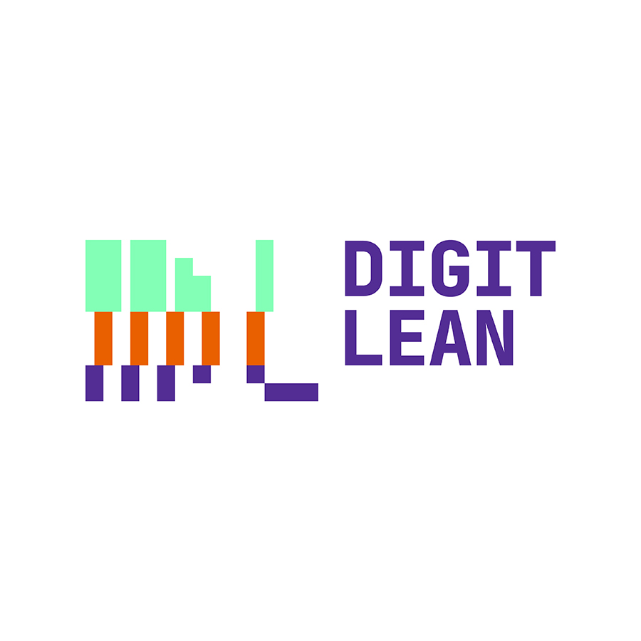 Digit Lean logo design by logo designer Botond Voros for your inspiration and for the worlds largest logo competition