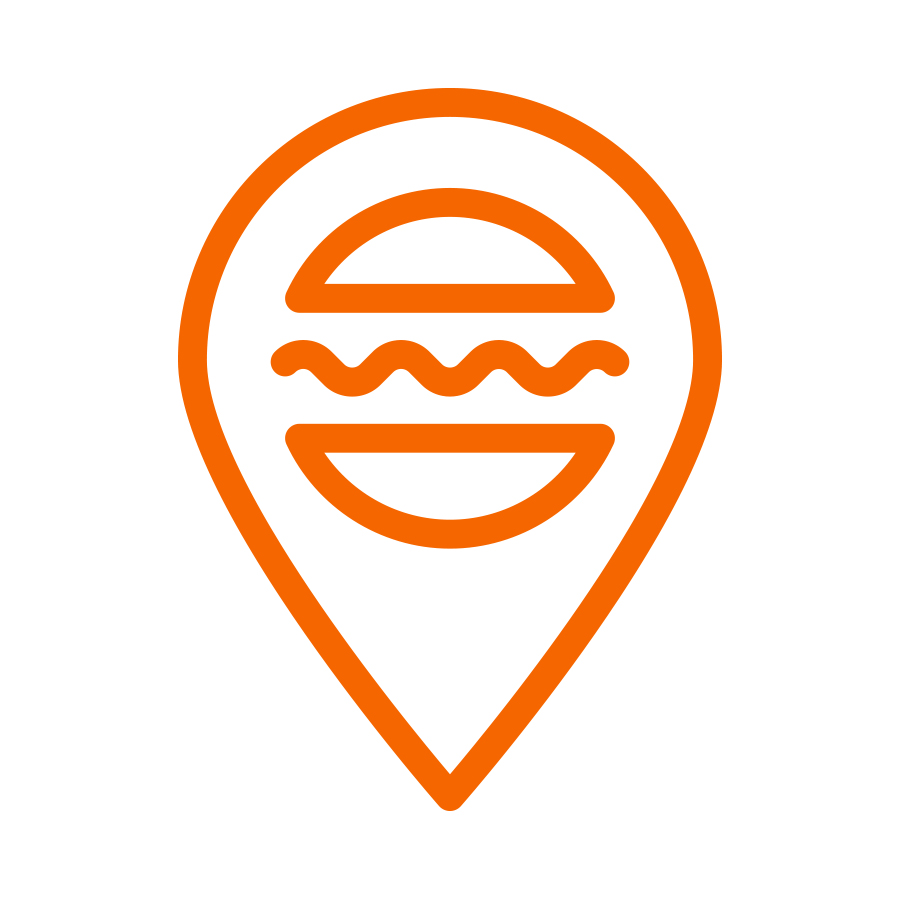 Local Burger logo design by logo designer Rami Hoballah Design for your inspiration and for the worlds largest logo competition