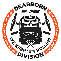10679 Dearborn Div MWS Hardhat Stickers_LL logo design by logo designer Norfolk Southern Corp. for your inspiration and for the worlds largest logo competition