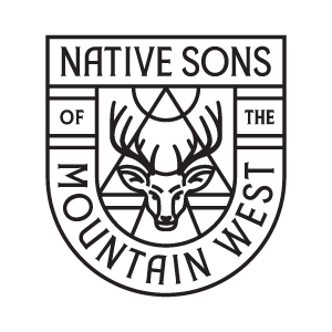 Native Sons of the Mountain West - Badge logo design by logo designer Alex Rinker for your inspiration and for the worlds largest logo competition