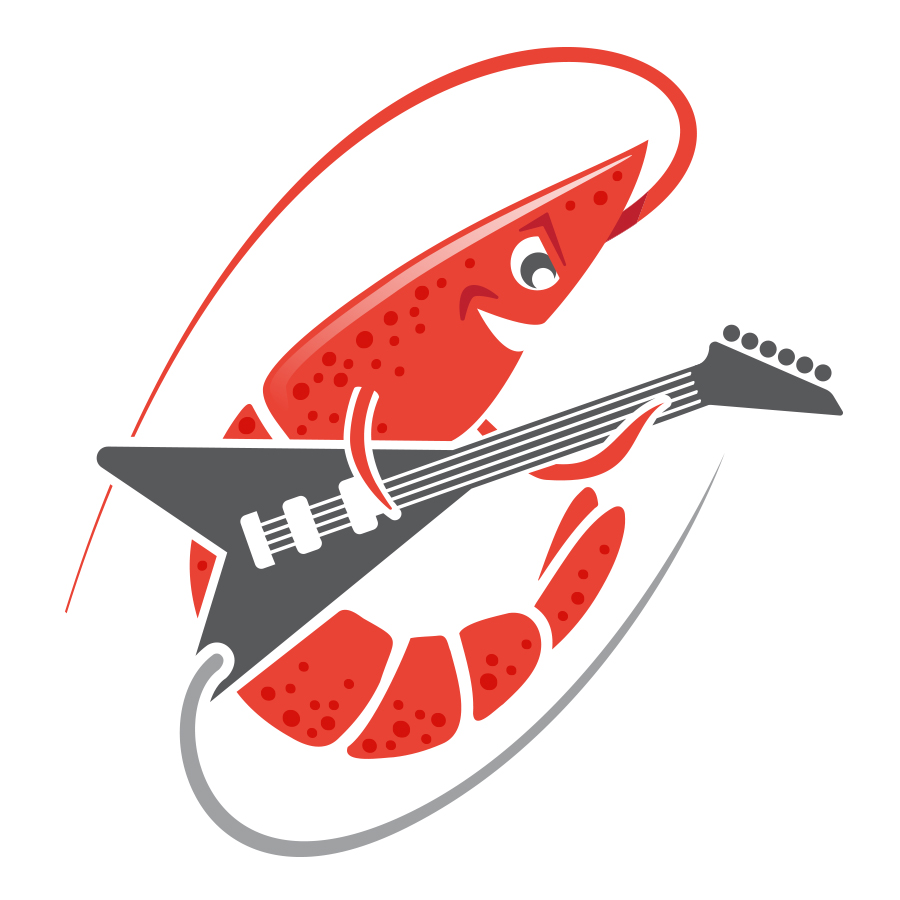 Rock Shrimp logo design by logo designer Rick Byrne for your inspiration and for the worlds largest logo competition