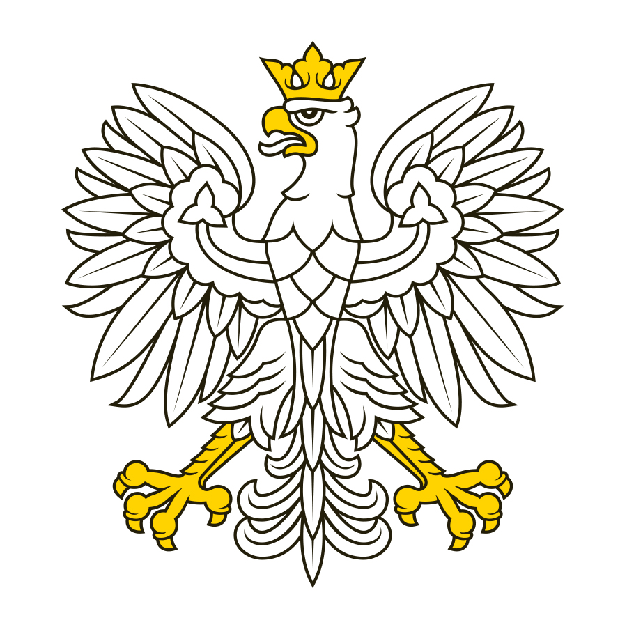 White Eagle emblem of the Government of Poland logo design by logo designer Aleksander Bak for your inspiration and for the worlds largest logo competition