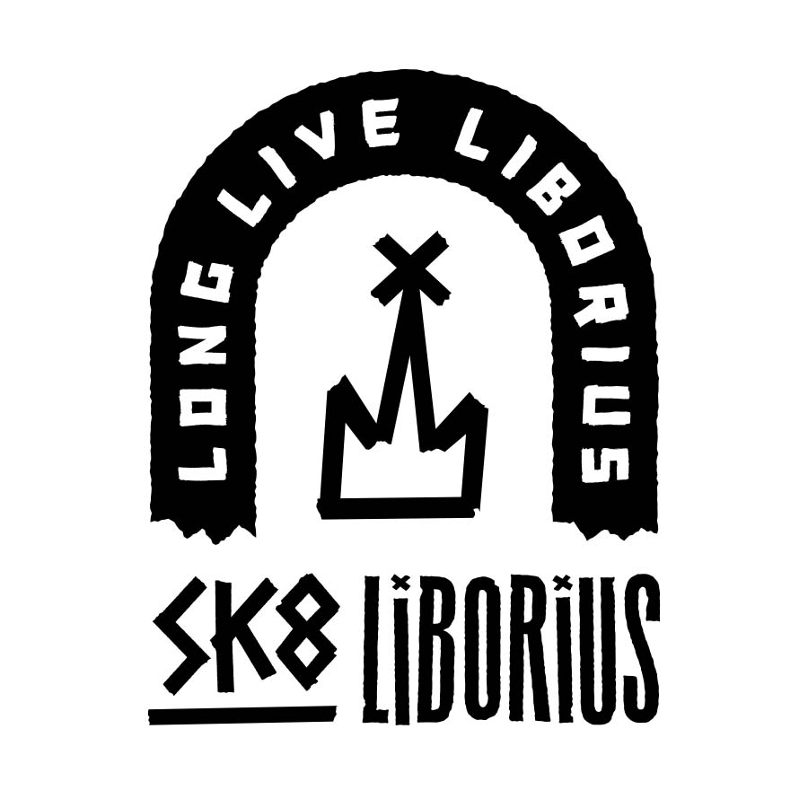 SK8 LiboriusÂ Tag Lockup logo design by logo designer Dog & Dwarf for your inspiration and for the worlds largest logo competition