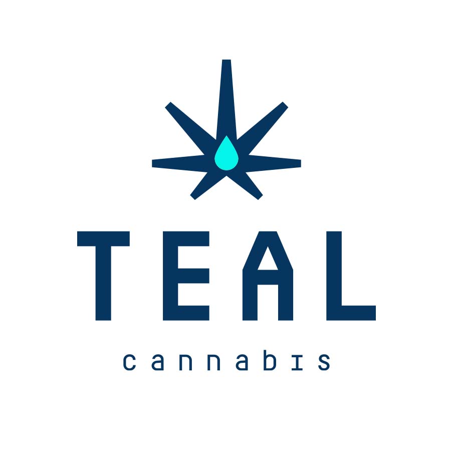 Teal Cannabis Wordmark logo design by logo designer Dog & Dwarf for your inspiration and for the worlds largest logo competition