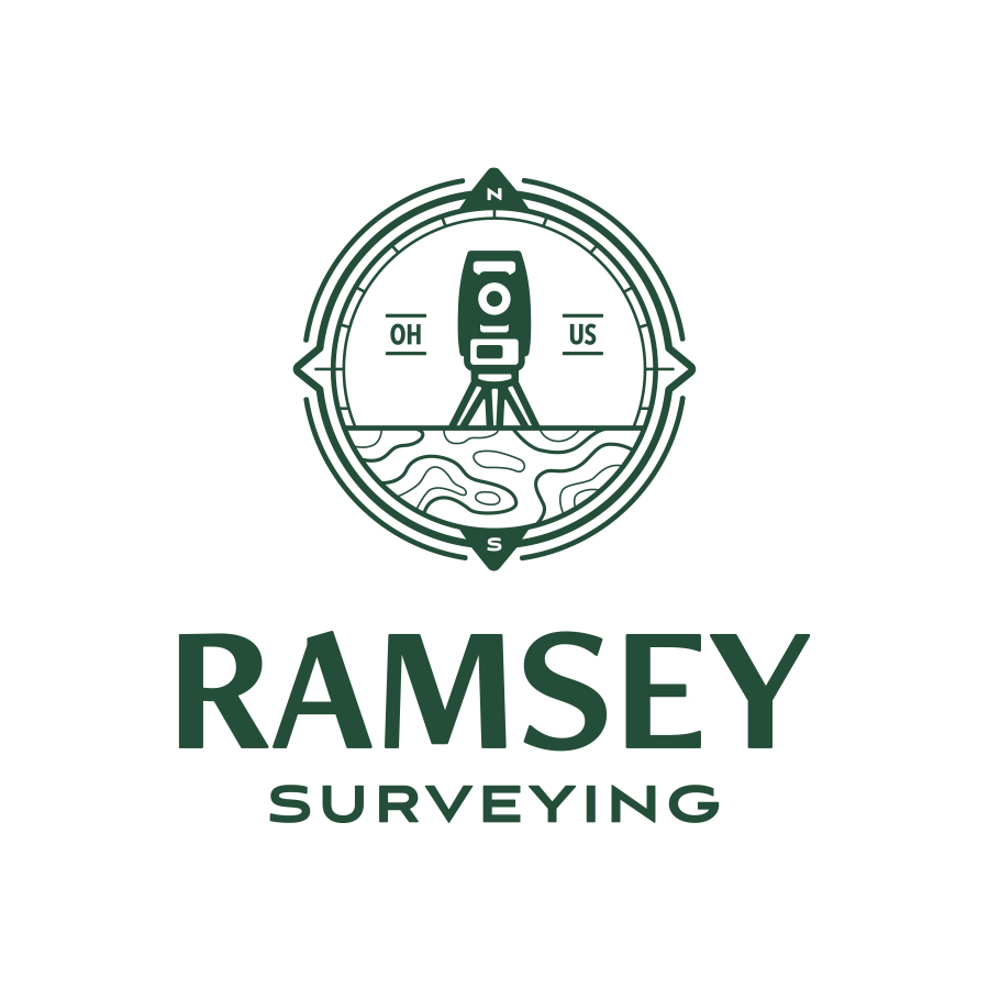 Ramsey Surveying logo design by logo designer Riggalicious Design for your inspiration and for the worlds largest logo competition